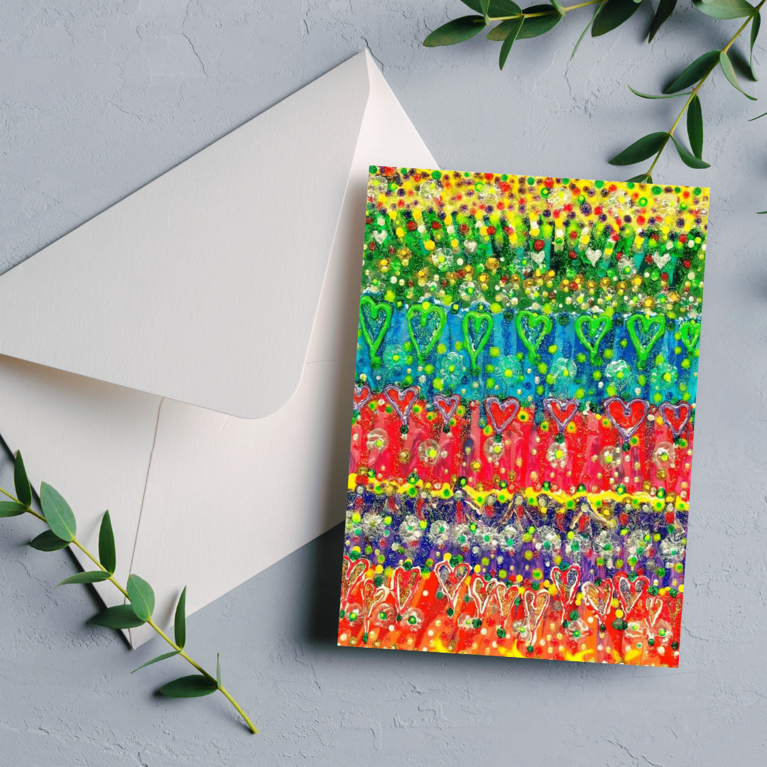 Candy Shop – Set of 5 Art Cards (7x5 inches)